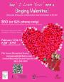 Saturday Singing Valentines - February 14
